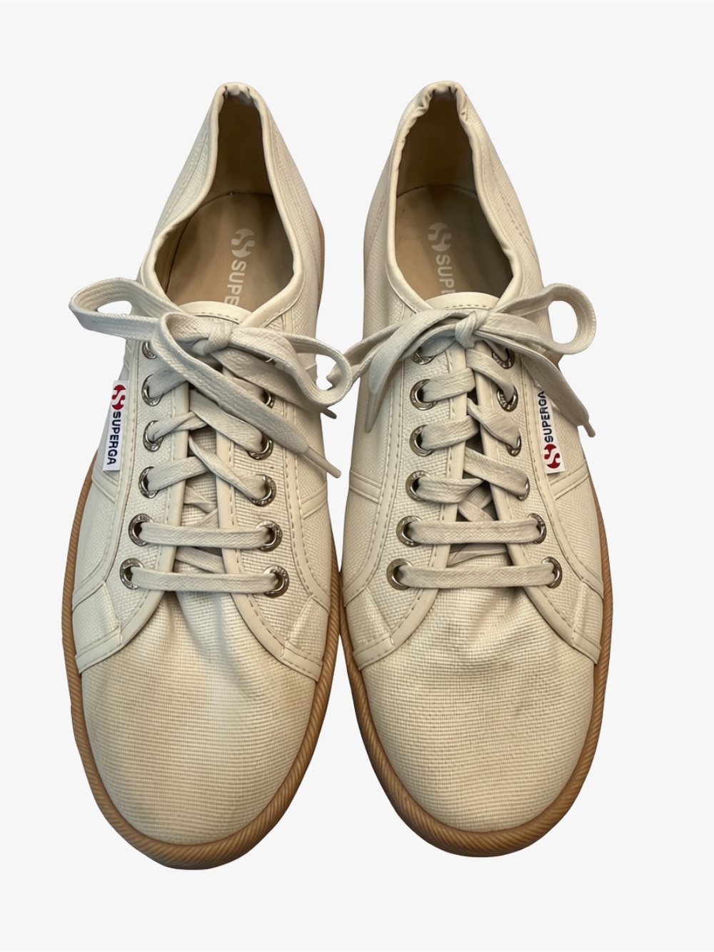 Superga Women’s Classic Beige Canvas Sneakers